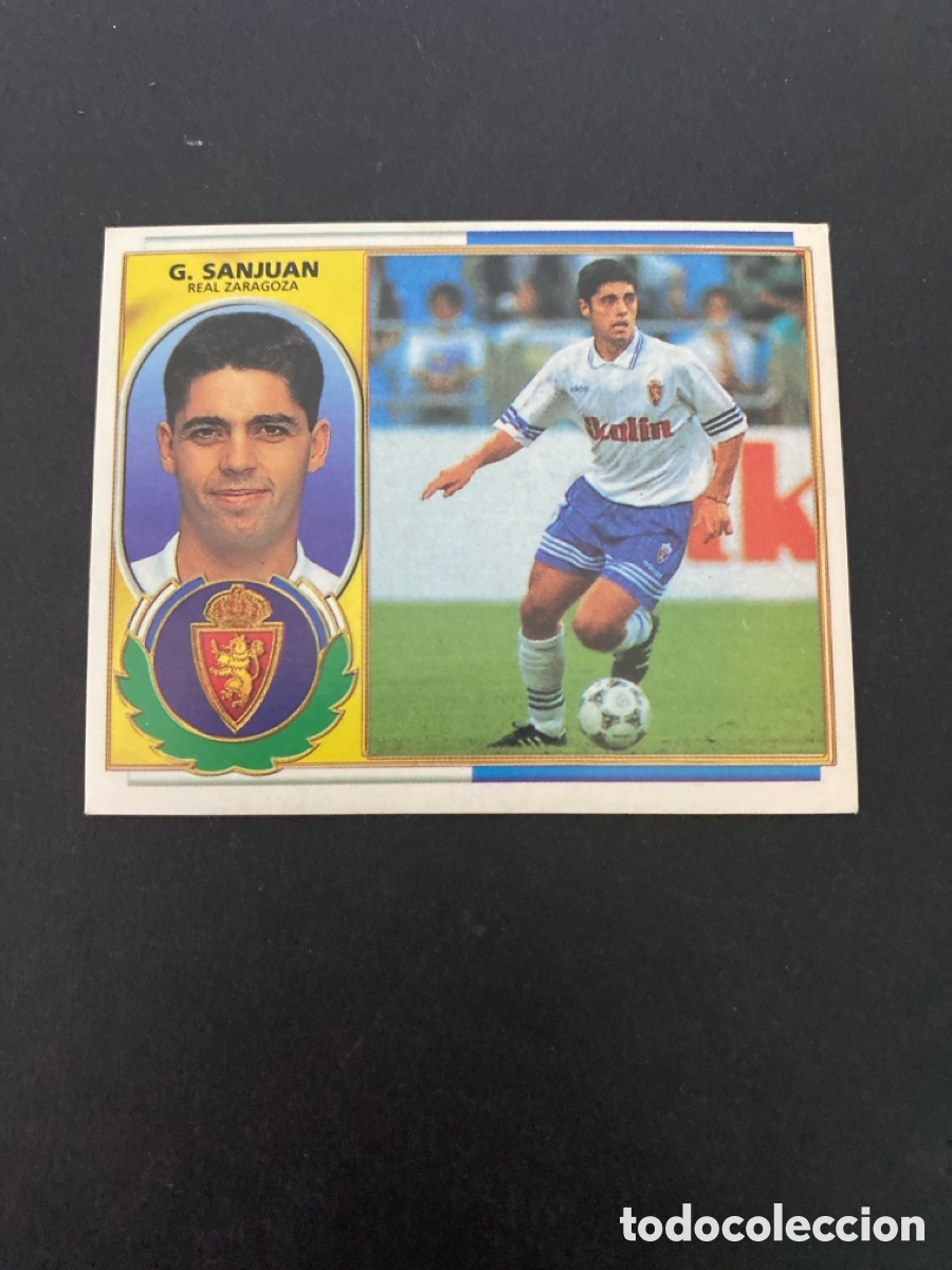 Cromos de Futebol: Cromo liga 96/97 R Zaragoza nunca pegado