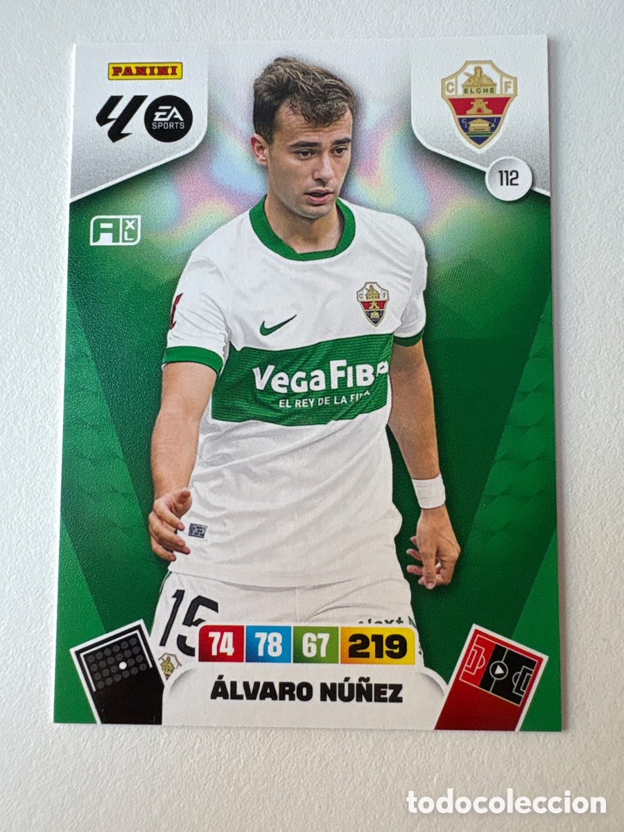 Cromos de Futebol: Carta &Aacute;lvaro Nu&ntilde;ez Elche 112 Adrenalyn 2025-26
