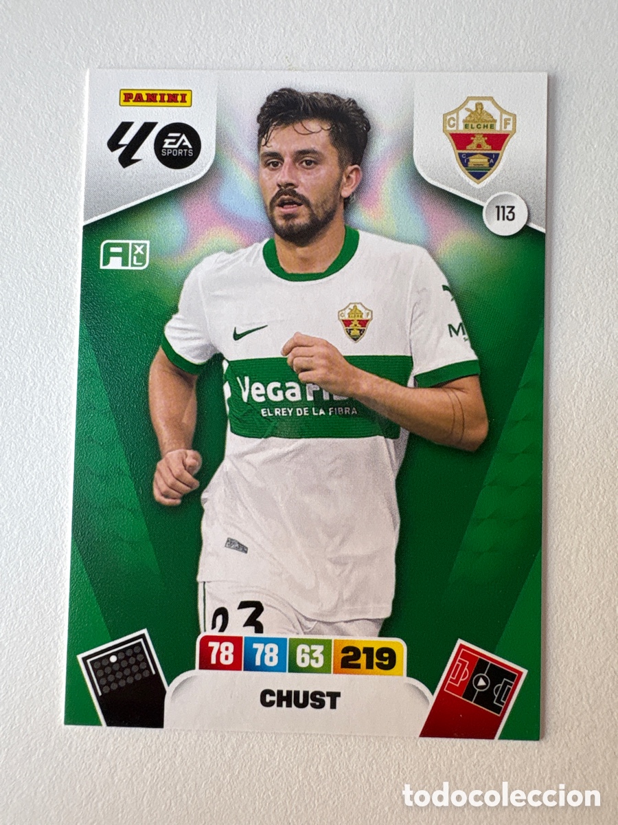 Cromos de Futebol: Carta Chust Elche 113 Adrenalyn 2025-26