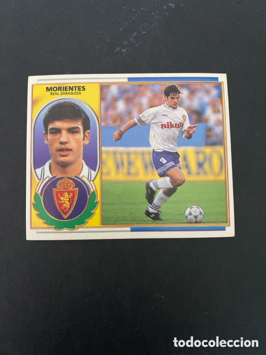 Cromos de Futebol: Cromo liga 96/97 R Zaragoza nunca pegado