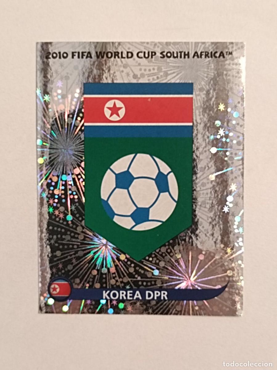 Cromos de Futebol: #506 ESCUDO (COREA DEL NORTE) MUNDIAL SUDAFRICA 2010 PANINI
