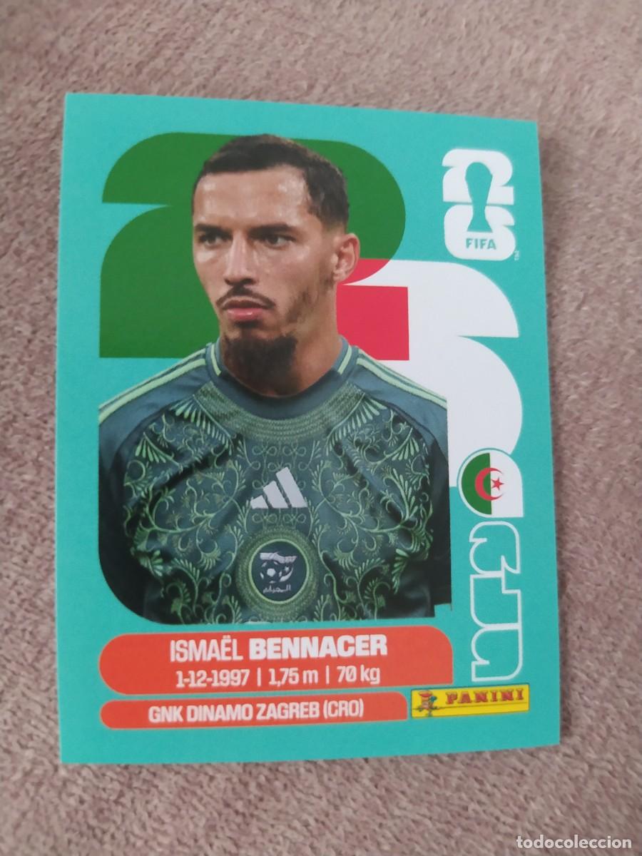 Cromos de f&uacute;tbol: ALG 08 Ismael BENNACER 8 Algeria Argelia mundial 2026 panini