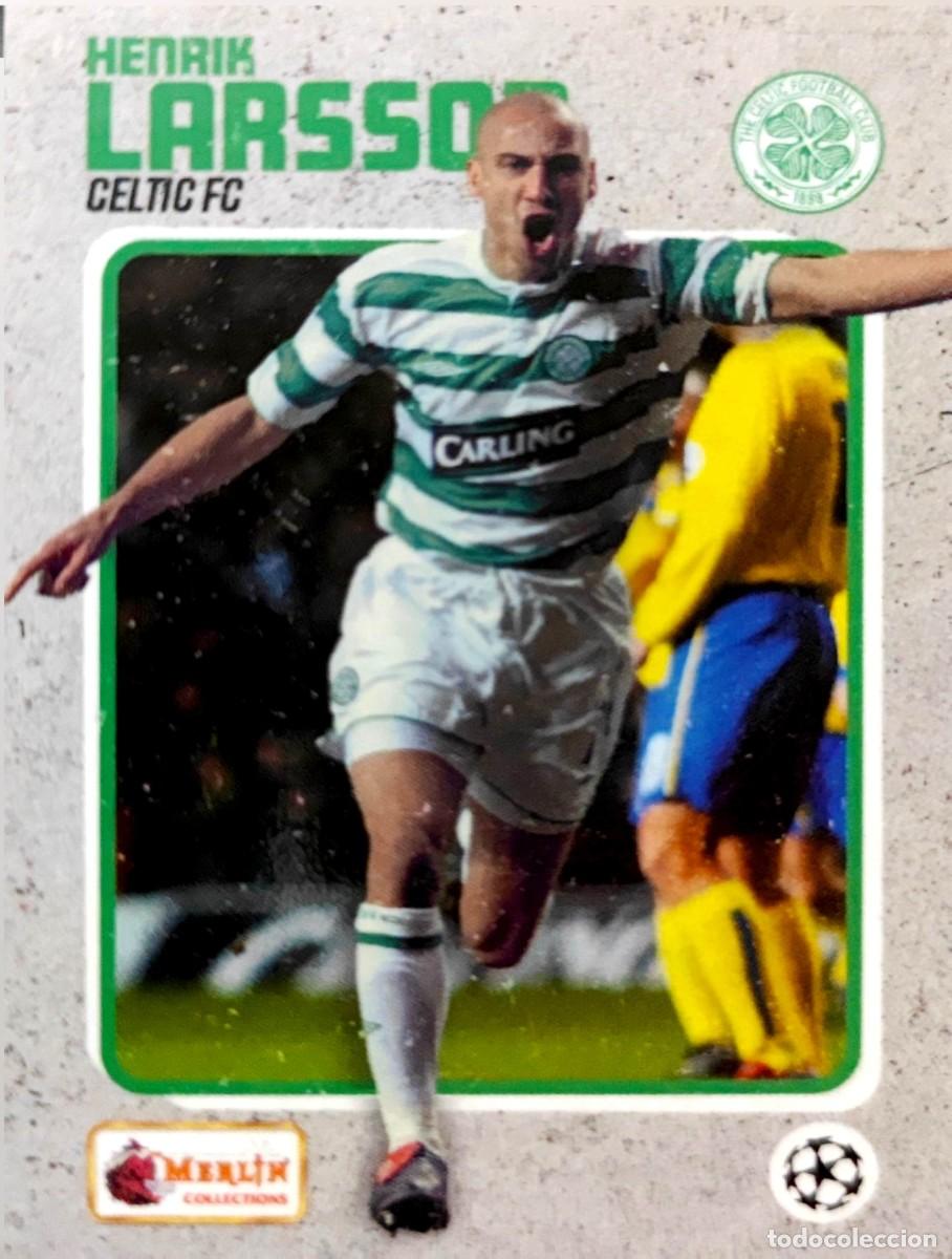 Cromos de Futebol: 170 Henrik Larsson - Celtic FC - TOPPS Merlin Heritage 98 UEFA Champions League 2022 2023 22 23