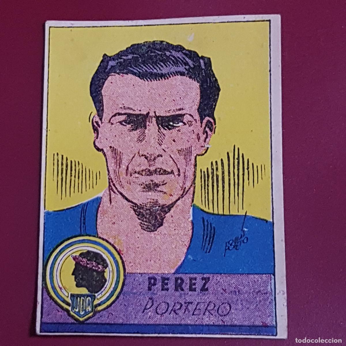 Cromos de Futebol: CISNE - ALBUM FUTBOLISTICO 1942 42 - HERCULES - PEREZ - BIEN RECUPERADO