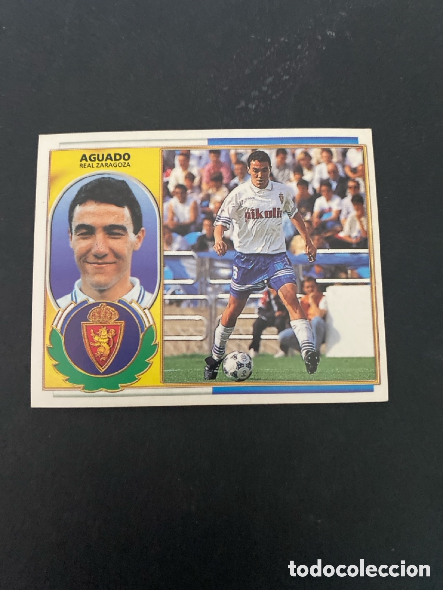 Cromos de Futebol: Cromo liga 96/97 R Zaragoza nunca pegado