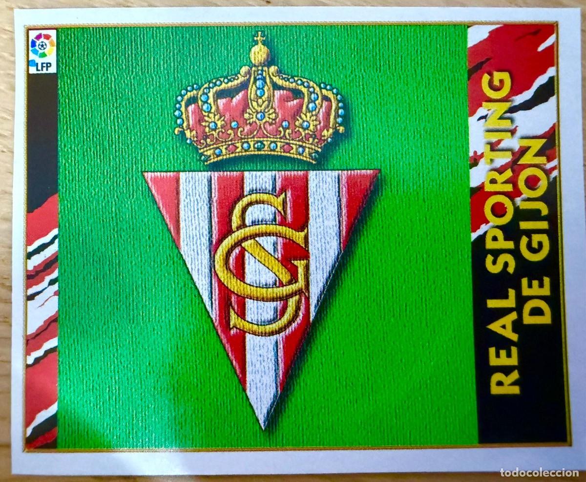 Cromos de Futebol: ESCUDO SPORTING GIJON 97 98 1997 1998 LIGA EDICIONES ESTE RECORTADO STICKER