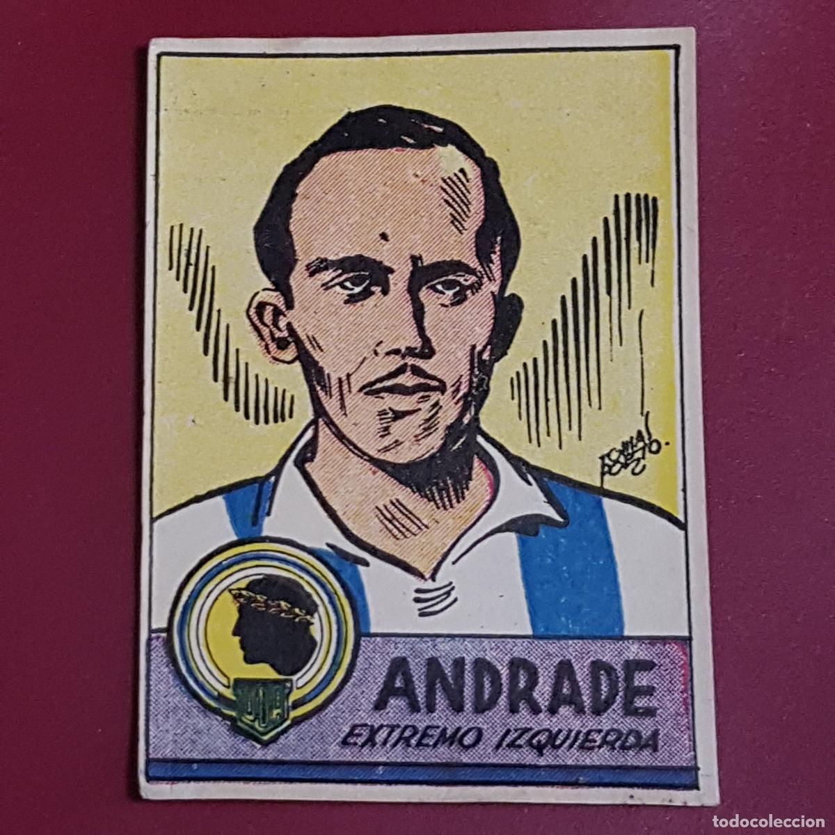 Cromos de Futebol: CISNE - ALBUM FUTBOLISTICO 1942 42 - HERCULES - ANDRADE - BIEN RECUPERADO