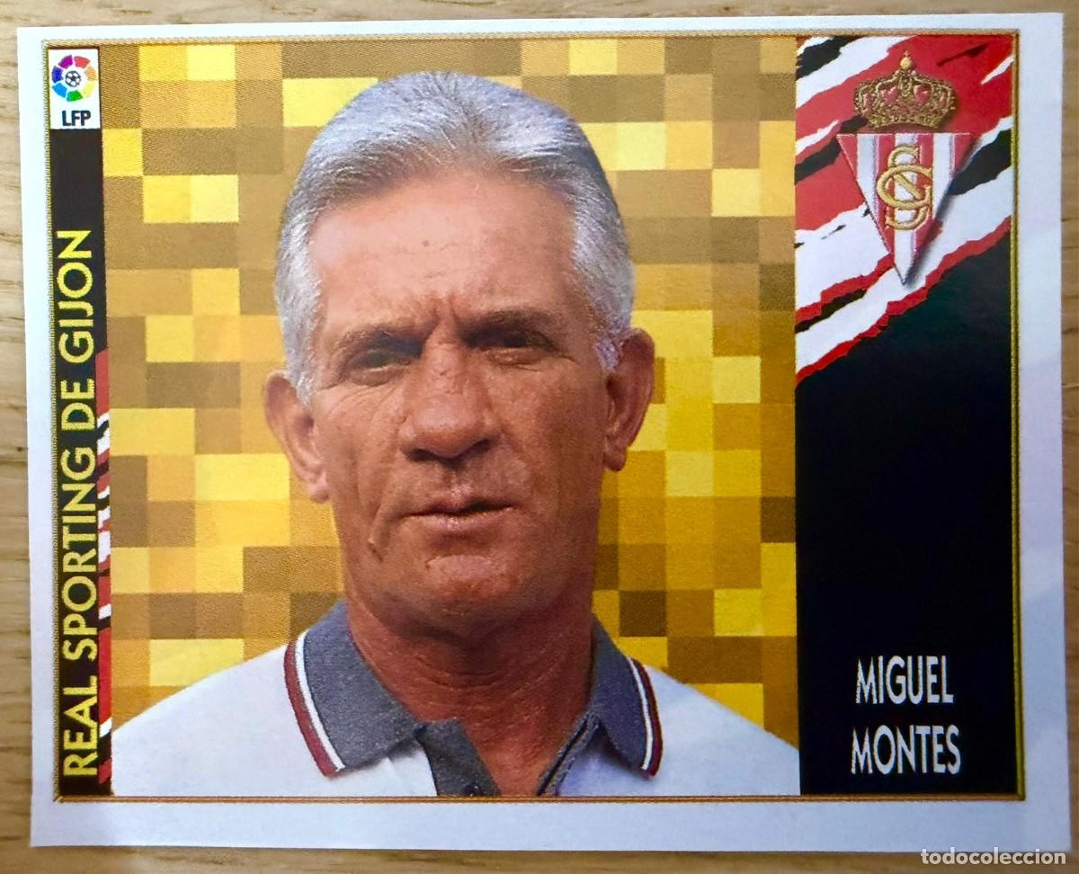 Cromos de Futebol: ENTRENADOR SPORTING GIJON MIGUEL MONTES 97 98 1997 1998 LIGA EDICIONES ESTE RECORTADO STICKER
