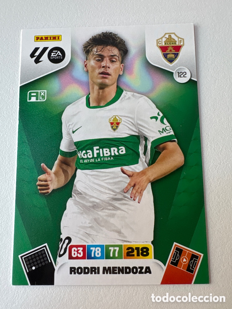 Football Stickers: Carta Rodri Mendoza Elche 122 Adrenalyn 2025-26