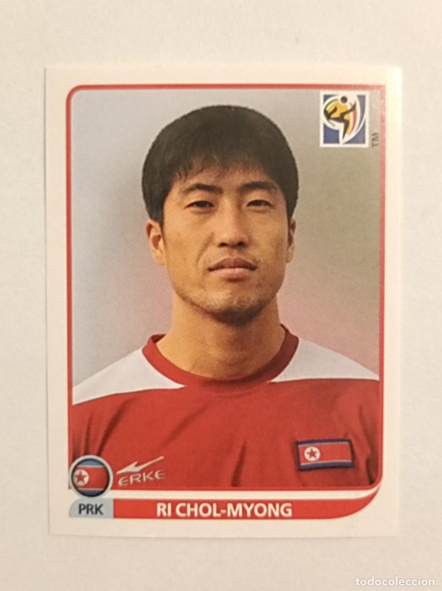 Football Stickers: #515 RI CHOL-MYONG (COREA DEL NORTE) MUNDIAL SUDAFRICA 2010 PANINI