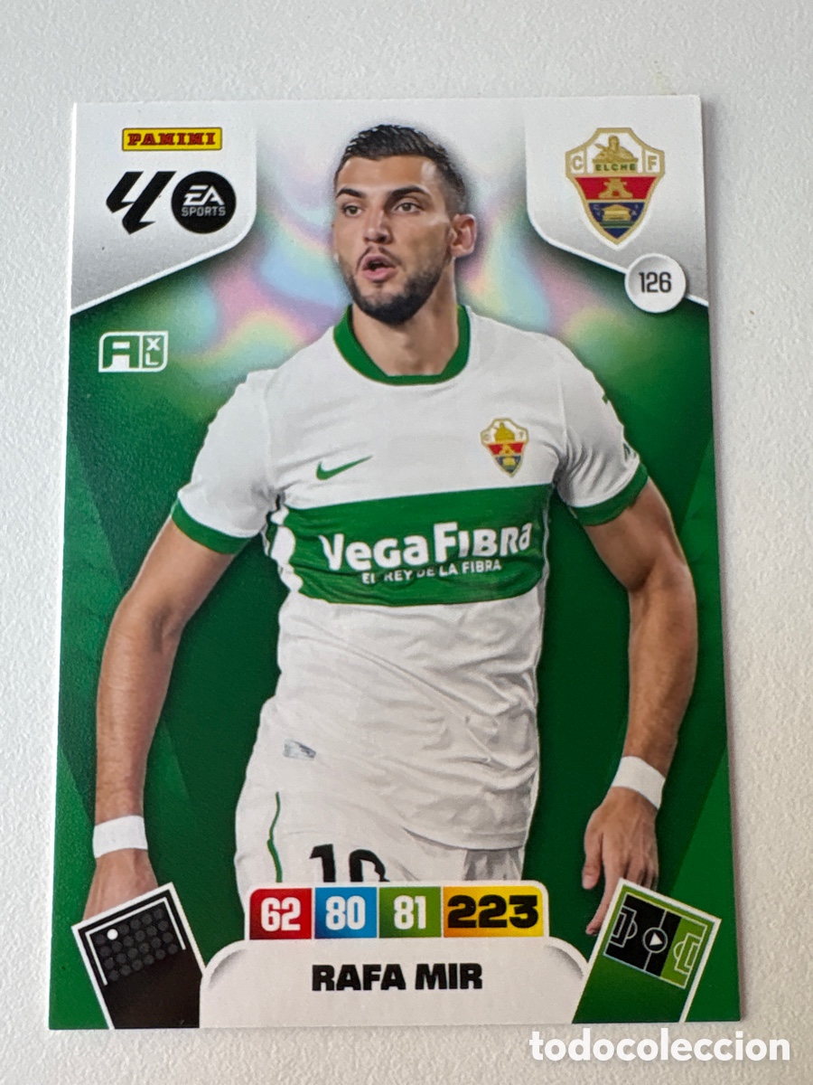 Football Stickers: Carta Rafa Mir Elche 126 Adrenalyn 2025-26