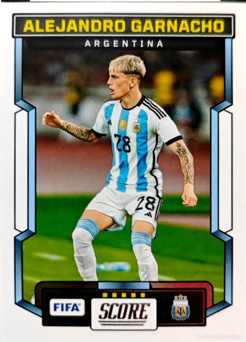 Football Stickers: 10 Alejandro Garnacho - Argentina - PANINI Score FIFA Soccer 2023 2024 23 24