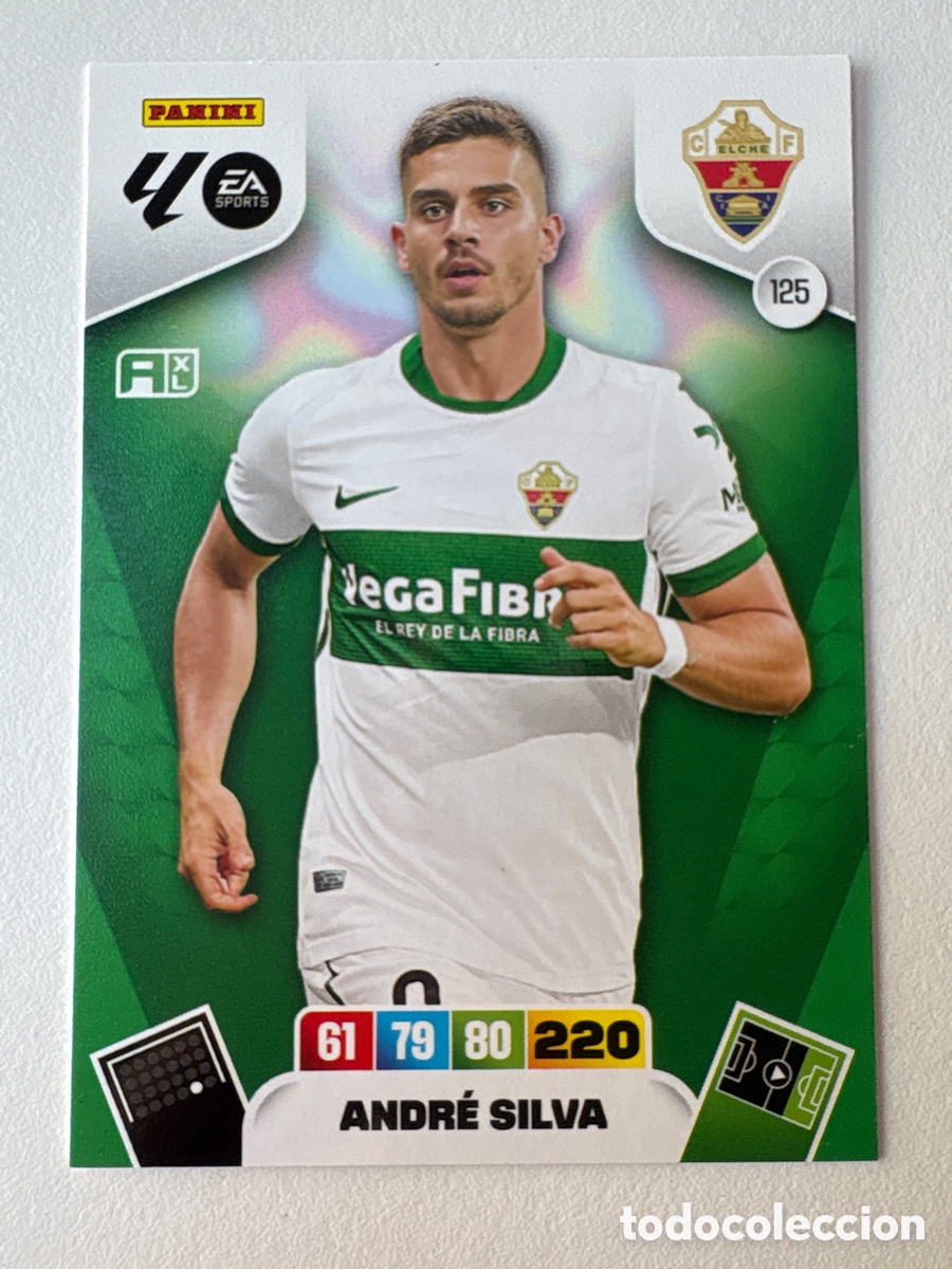 Cromos de f&uacute;tbol: Carta Andre Silva Elche 125 Adrenalyn 2025-26