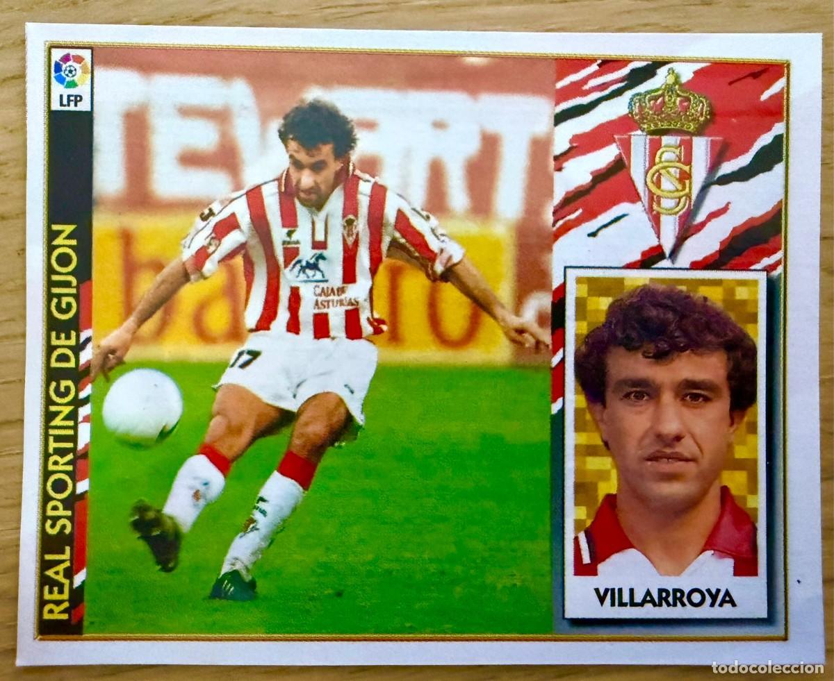 Cromos de f&uacute;tbol: VILLARROYA SPORTING GIJON 97 98 1997 1998 LIGA EDICIONES ESTE RECORTADO STICKER
