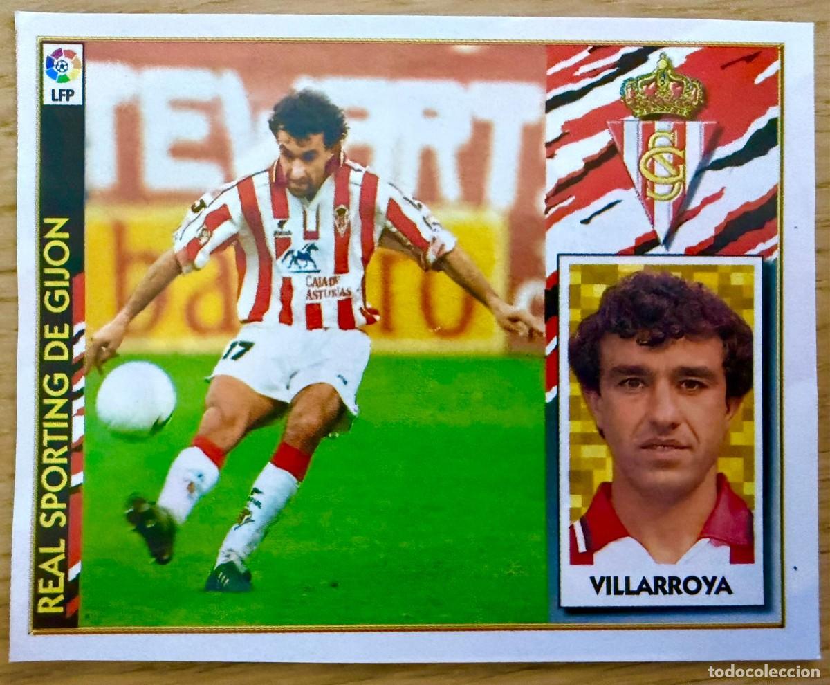 Cromos de f&uacute;tbol: VILLARROYA SPORTING GIJON 97 98 1997 1998 LIGA EDICIONES ESTE RECORTADO STICKER