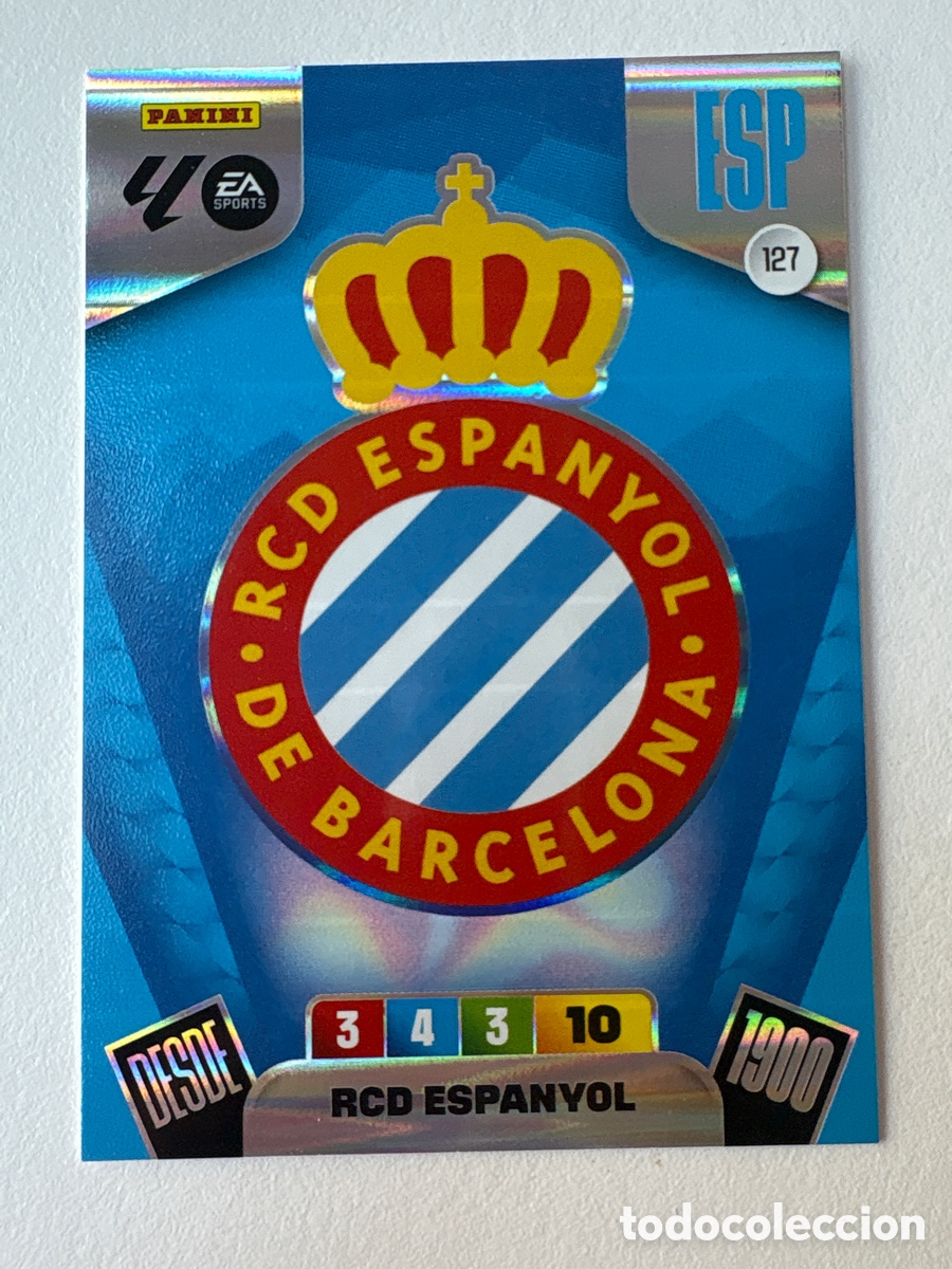 Cromos de f&uacute;tbol: Carta Escudo Espanyol Adrenalyn 2025-26