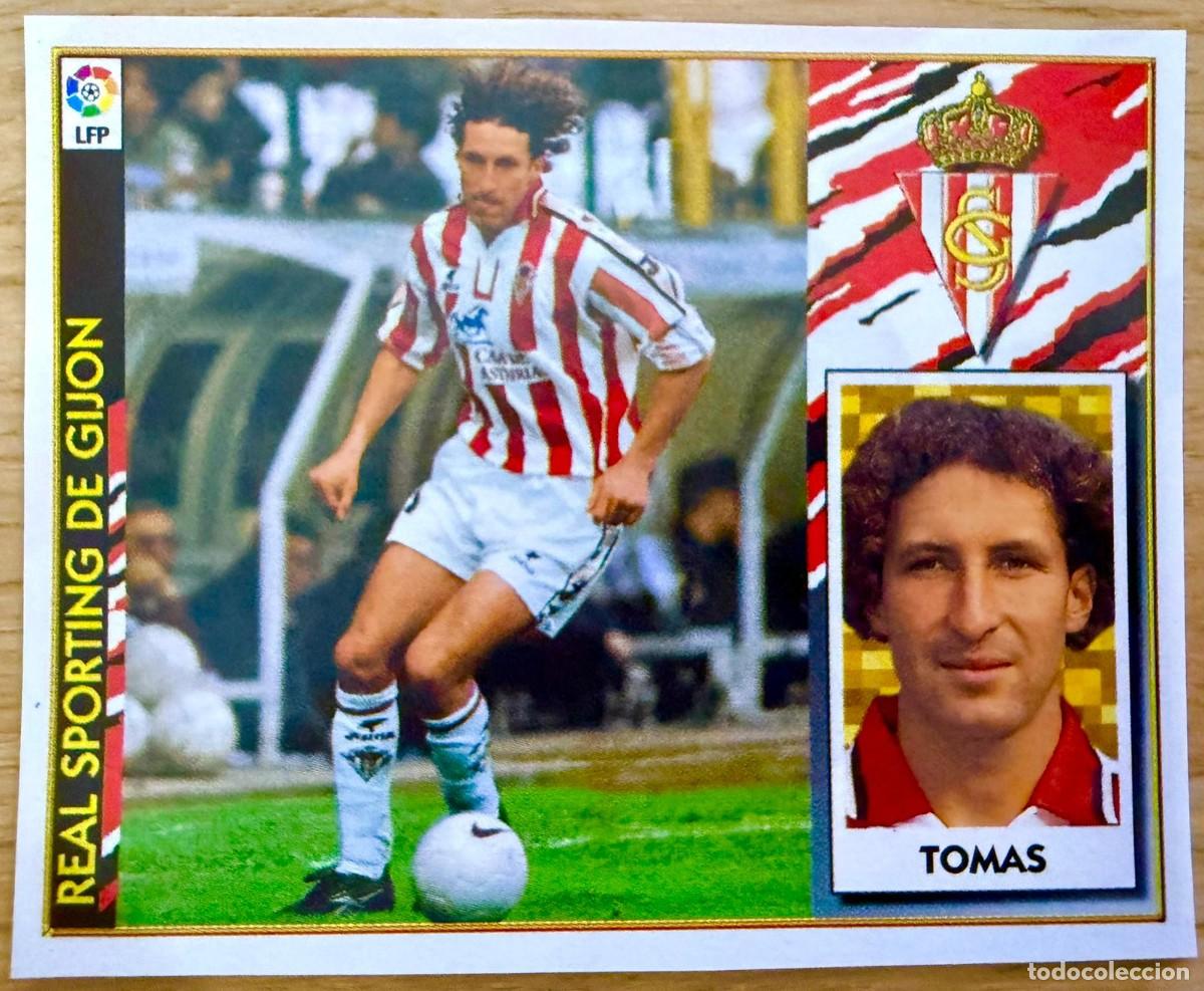 Cromos de f&uacute;tbol: TOMAS SPORTING GIJON 97 98 1997 1998 LIGA EDICIONES ESTE RECORTADO STICKER