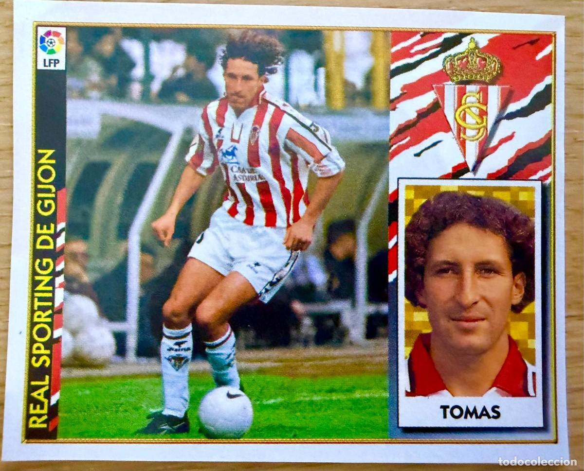 Cromos de f&uacute;tbol: TOMAS SPORTING GIJON 97 98 1997 1998 LIGA EDICIONES ESTE RECORTADO STICKER