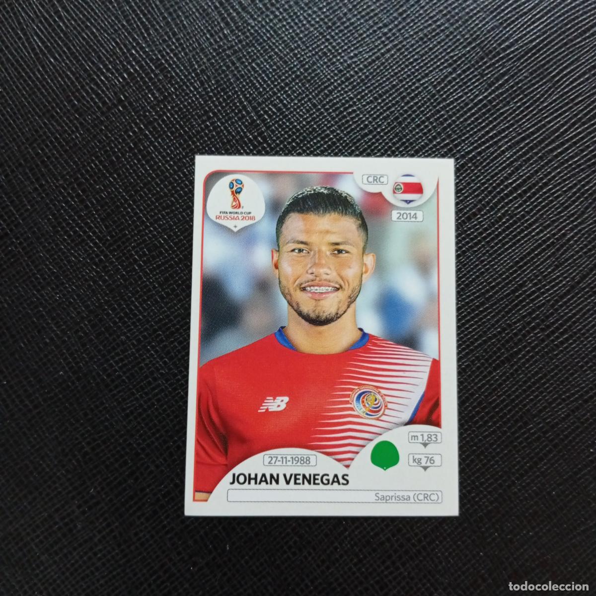 Football Stickers: 411 JOHAN VENEGAS COSTA RICA PANINI MUNDIAL RUSIA 2018 CROMO FUTBOL 18 - SIN PEGAR - CJ2