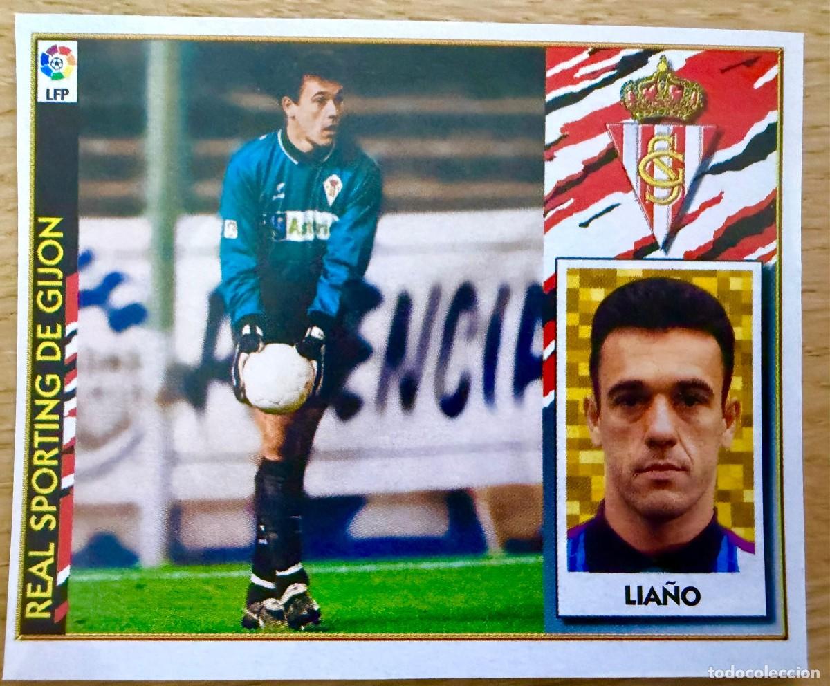 Football Stickers: LIA&Ntilde;O SPORTING GIJON 97 98 1997 1998 LIGA EDICIONES ESTE RECORTADO STICKER