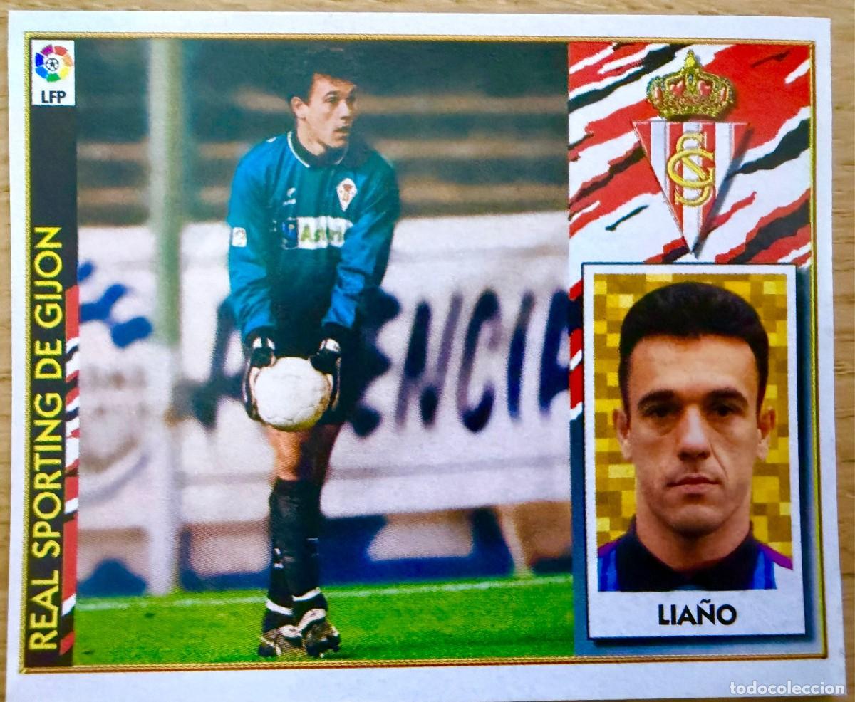 Football Stickers: LIA&Ntilde;O SPORTING GIJON 97 98 1997 1998 LIGA EDICIONES ESTE RECORTADO STICKER
