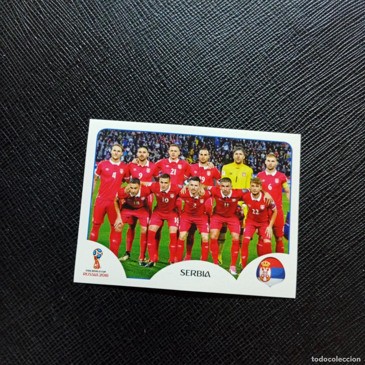 Cartes &agrave; collectionner de Football: 413 ALINEACION SERBIA PANINI MUNDIAL RUSIA 2018 CROMO FUTBOL 18 - SIN PEGAR - CJ2 ..