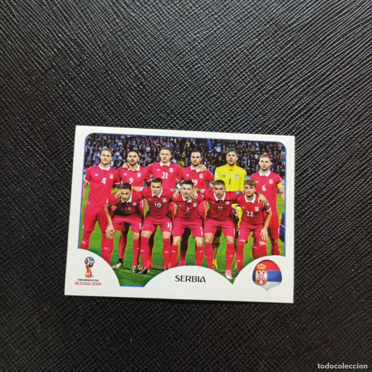 Cartes &agrave; collectionner de Football: 413 ALINEACION SERBIA PANINI MUNDIAL RUSIA 2018 CROMO FUTBOL 18 - SIN PEGAR - CJ2 ..