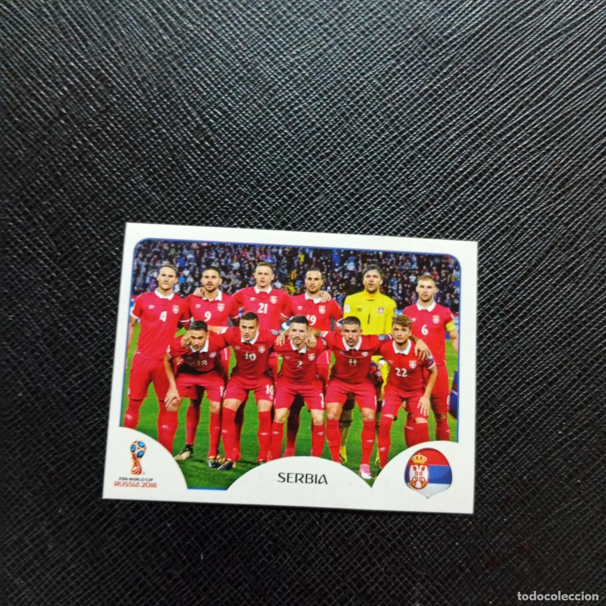 Cromos de Futebol: 413 ALINEACION SERBIA PANINI MUNDIAL RUSIA 2018 CROMO FUTBOL 18 - SIN PEGAR - CJ2 ...