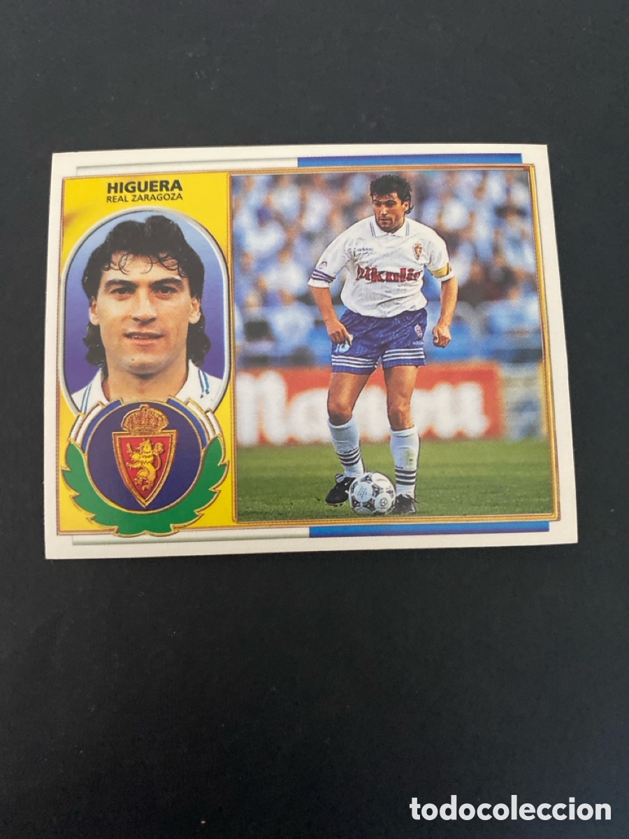 Cromos de Futebol: Cromo liga 96/97 R Zaragoza nunca pegado