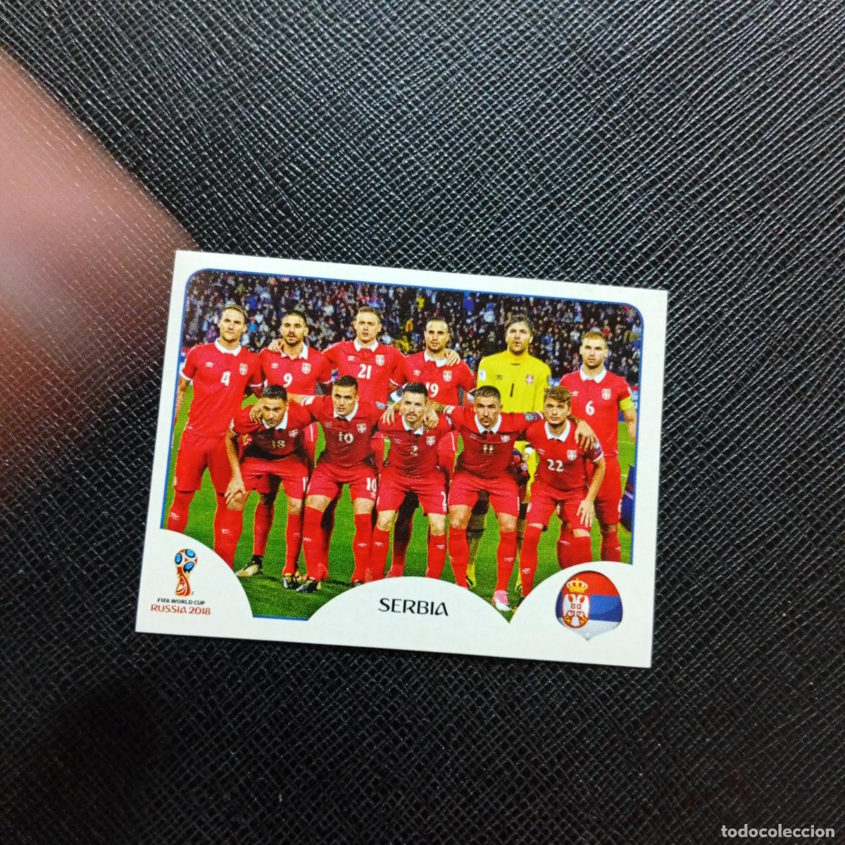Cromos de Futebol: 413 ALINEACION SERBIA PANINI MUNDIAL RUSIA 2018 CROMO FUTBOL 18 - SIN PEGAR - CJ2 ....