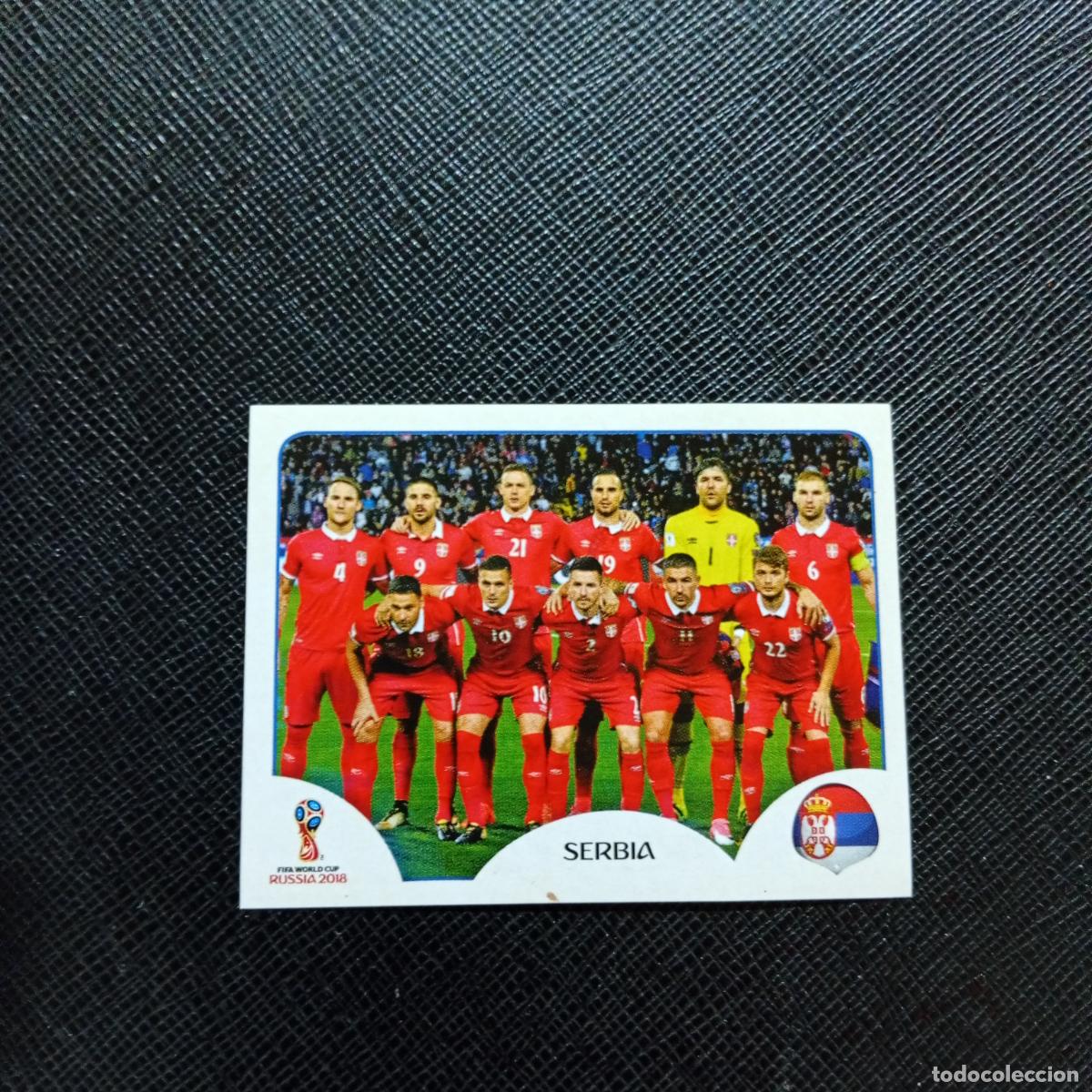 Cromos de Futebol: 413 ALINEACION SERBIA PANINI MUNDIAL RUSIA 2018 CROMO FUTBOL 18 - SIN PEGAR - CJ2 ......