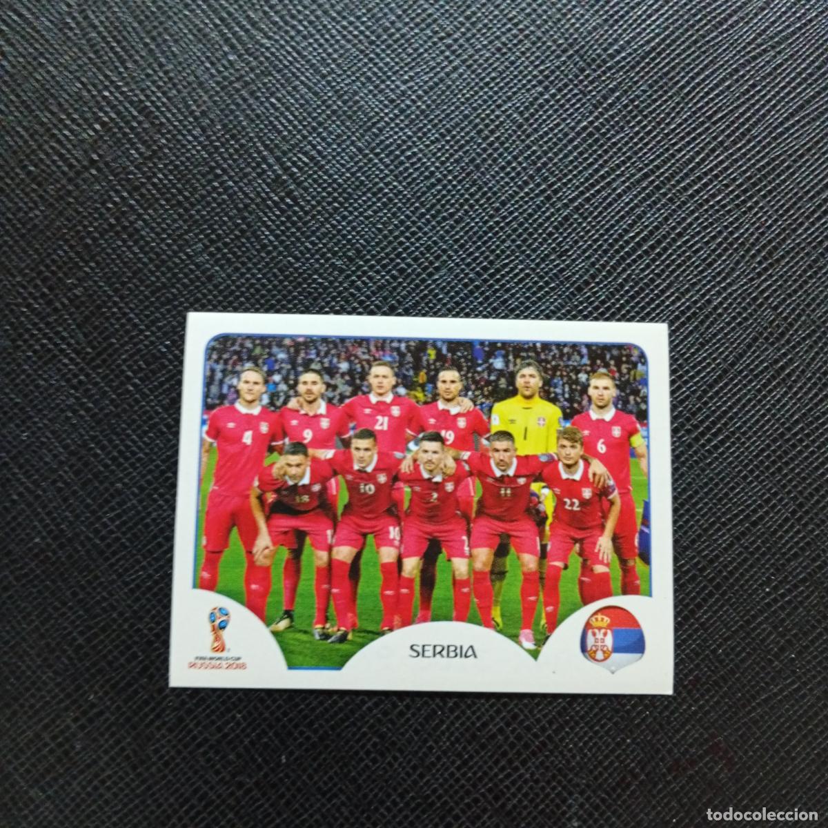 Cromos de Futebol: 413 ALINEACION SERBIA PANINI MUNDIAL RUSIA 2018 CROMO FUTBOL 18 - SIN PEGAR - CJ2 ......