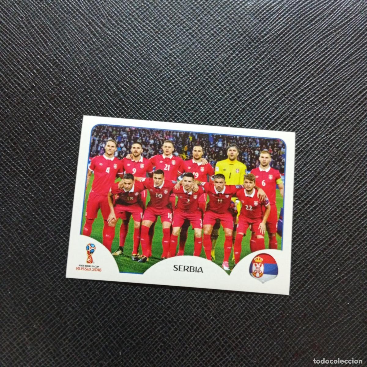 Cromos de Futebol: 413 ALINEACION SERBIA PANINI MUNDIAL RUSIA 2018 CROMO FUTBOL 18 - SIN PEGAR - CJ2 ........