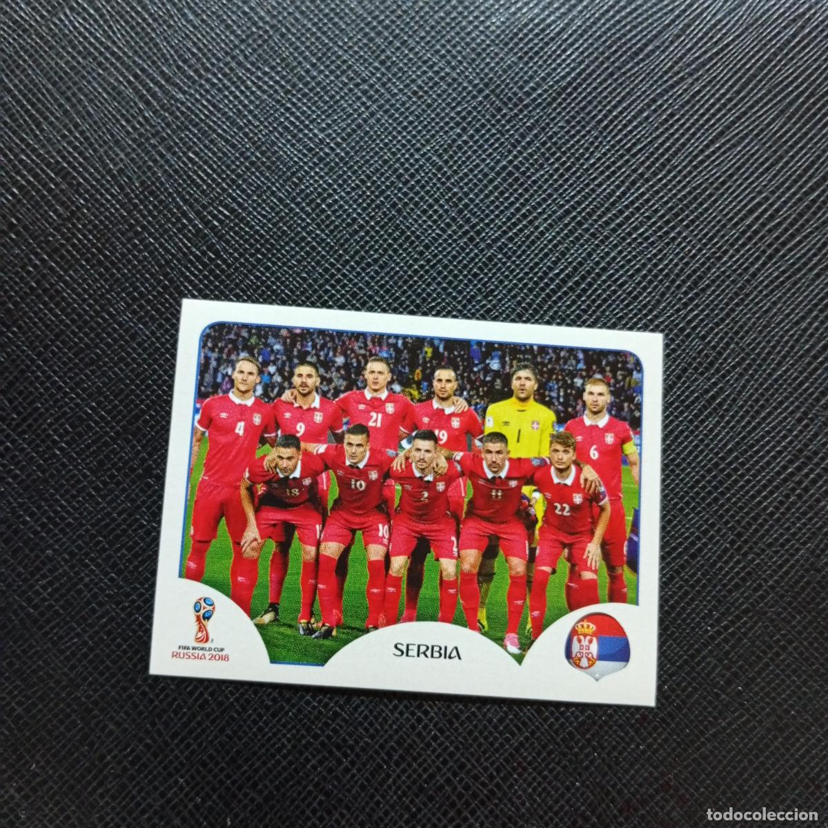 Cromos de Futebol: 413 ALINEACION SERBIA PANINI MUNDIAL RUSIA 2018 CROMO FUTBOL 18 - SIN PEGAR - CJ2 .........