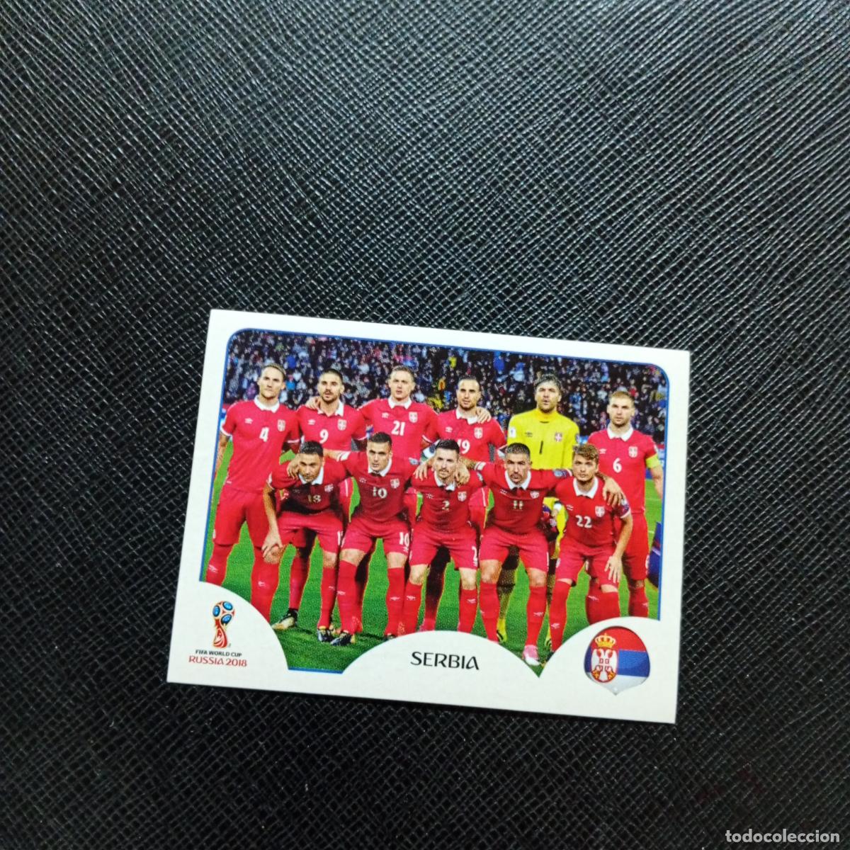 Cromos de Futebol: 413 ALINEACION SERBIA PANINI MUNDIAL RUSIA 2018 CROMO FUTBOL 18 - SIN PEGAR - CJ2 .........