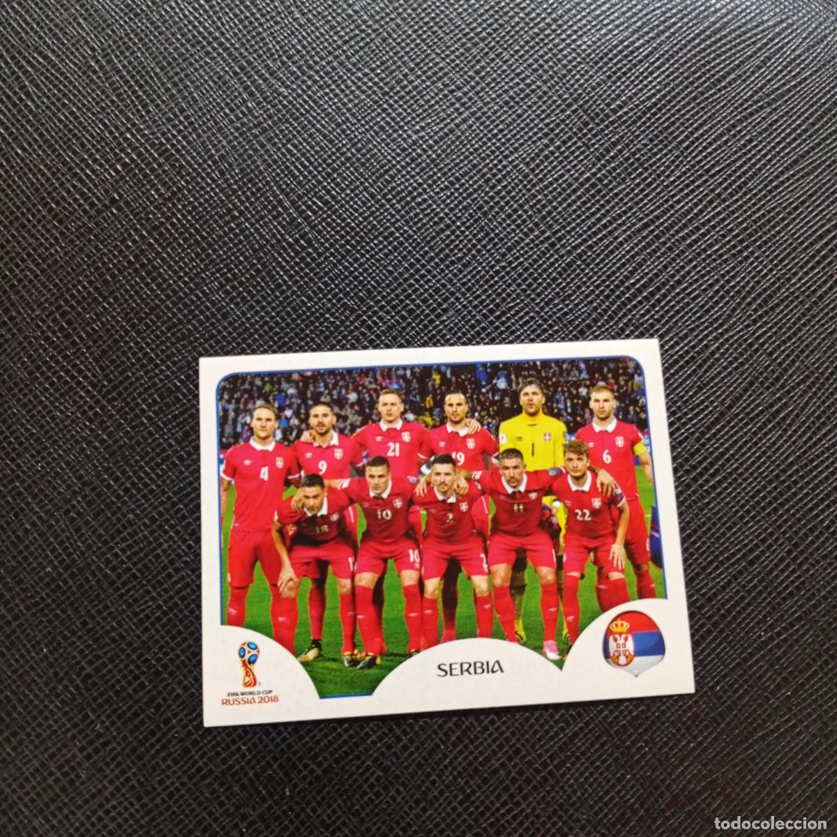 Cromos de Futebol: 413 ALINEACION SERBIA PANINI MUNDIAL RUSIA 2018 CROMO FUTBOL 18 - SIN PEGAR - CJ2 ..........