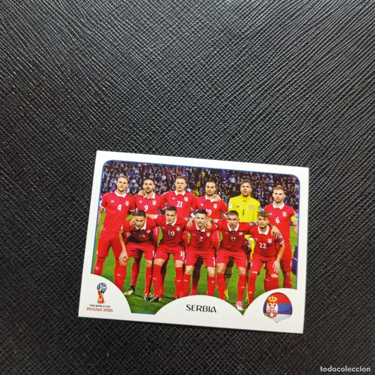 Cromos de Futebol: 413 ALINEACION SERBIA PANINI MUNDIAL RUSIA 2018 CROMO FUTBOL 18 - SIN PEGAR - CJ2 ...........