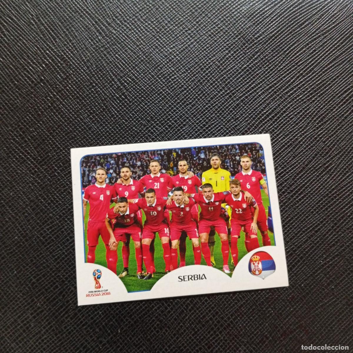 Cartes &agrave; collectionner de Football: 413 ALINEACION SERBIA PANINI MUNDIAL RUSIA 2018 CROMO FUTBOL 18 - SIN PEGAR - CJ2 ...........