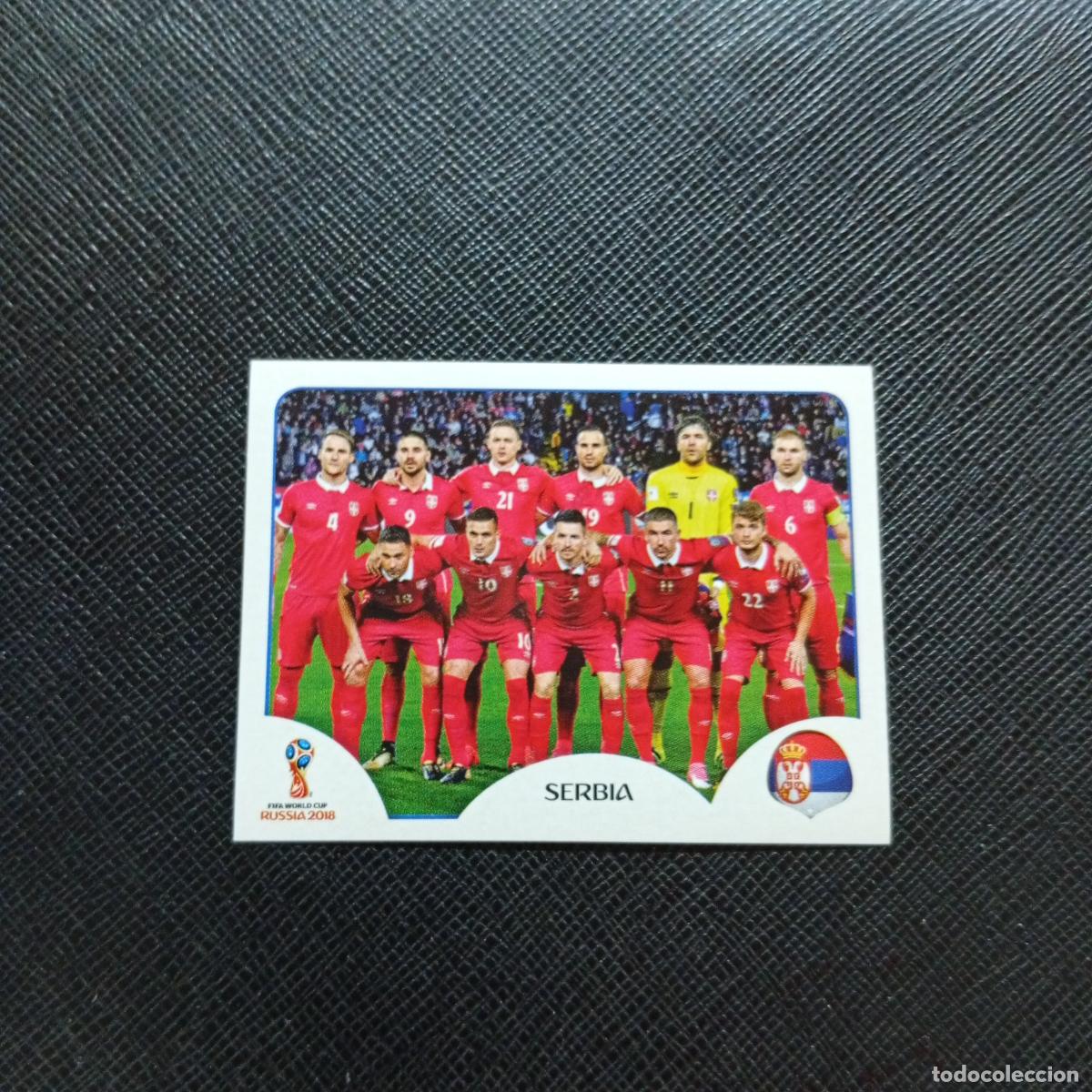 Cartes &agrave; collectionner de Football: 413 ALINEACION SERBIA PANINI MUNDIAL RUSIA 2018 CROMO FUTBOL 18 - SIN PEGAR - CJ2 ...........