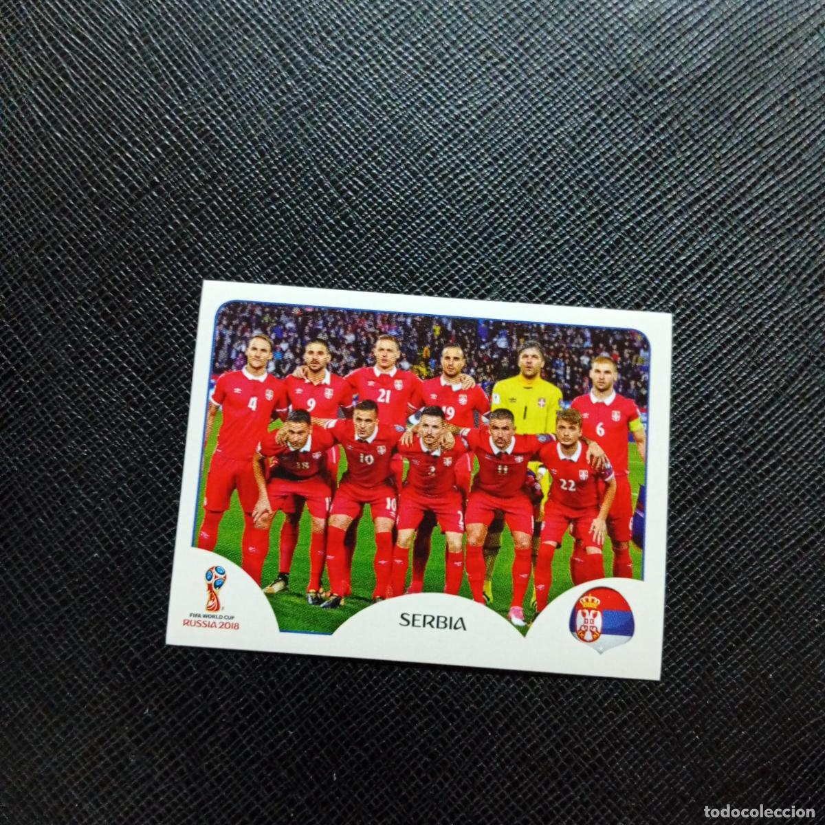 Cartes &agrave; collectionner de Football: 413 ALINEACION SERBIA PANINI MUNDIAL RUSIA 2018 CROMO FUTBOL 18 - SIN PEGAR - CJ2 ............