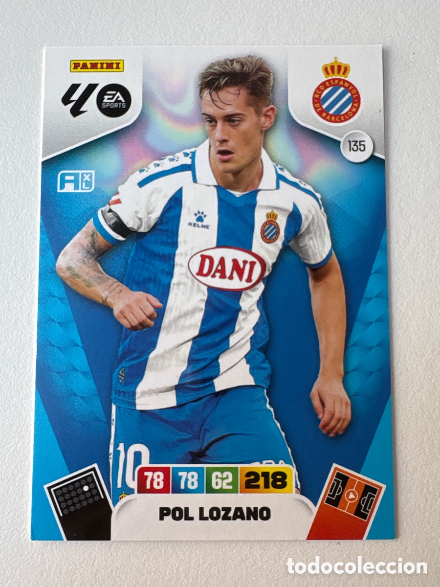 Cartes &agrave; collectionner de Football: Carta Pol Lozano Espanyol Adrenalyn 2025-26