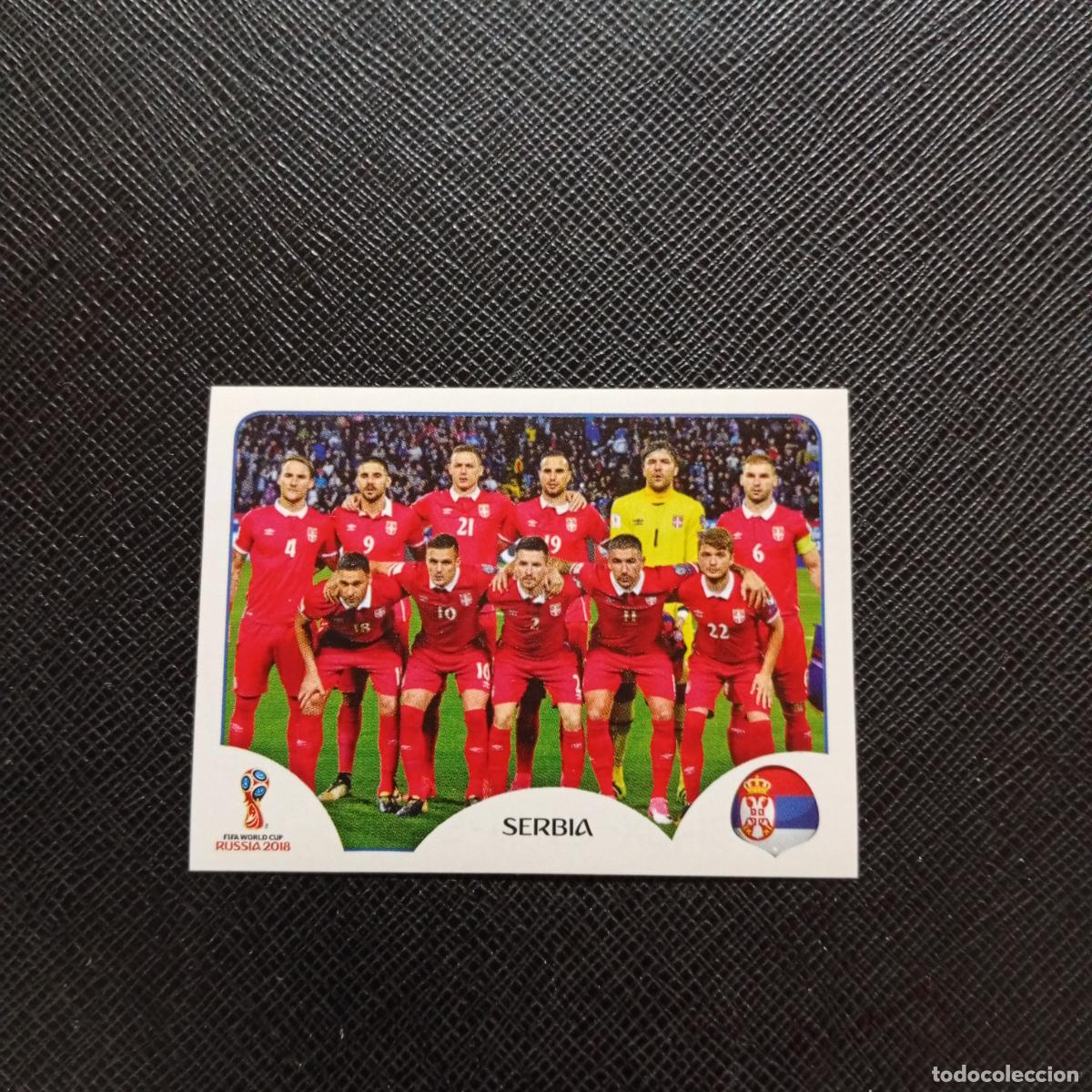 Cartes &agrave; collectionner de Football: 413 ALINEACION SERBIA PANINI MUNDIAL RUSIA 2018 CROMO FUTBOL 18 - SIN PEGAR - CJ2 .............