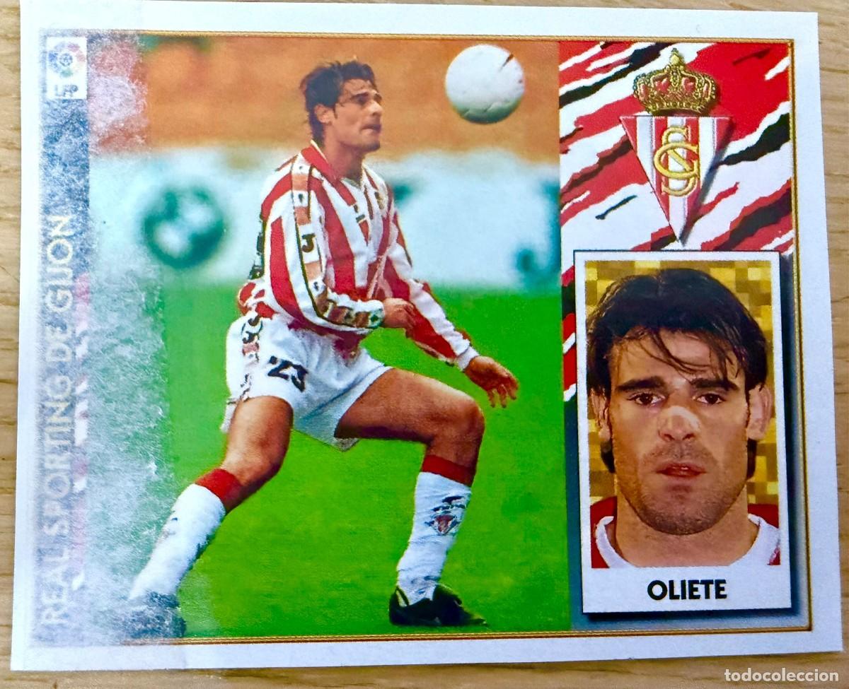 Cartes &agrave; collectionner de Football: OLIETE SPORTING GIJON 97 98 1997 1998 LIGA EDICIONES ESTE RECORTADO STICKER