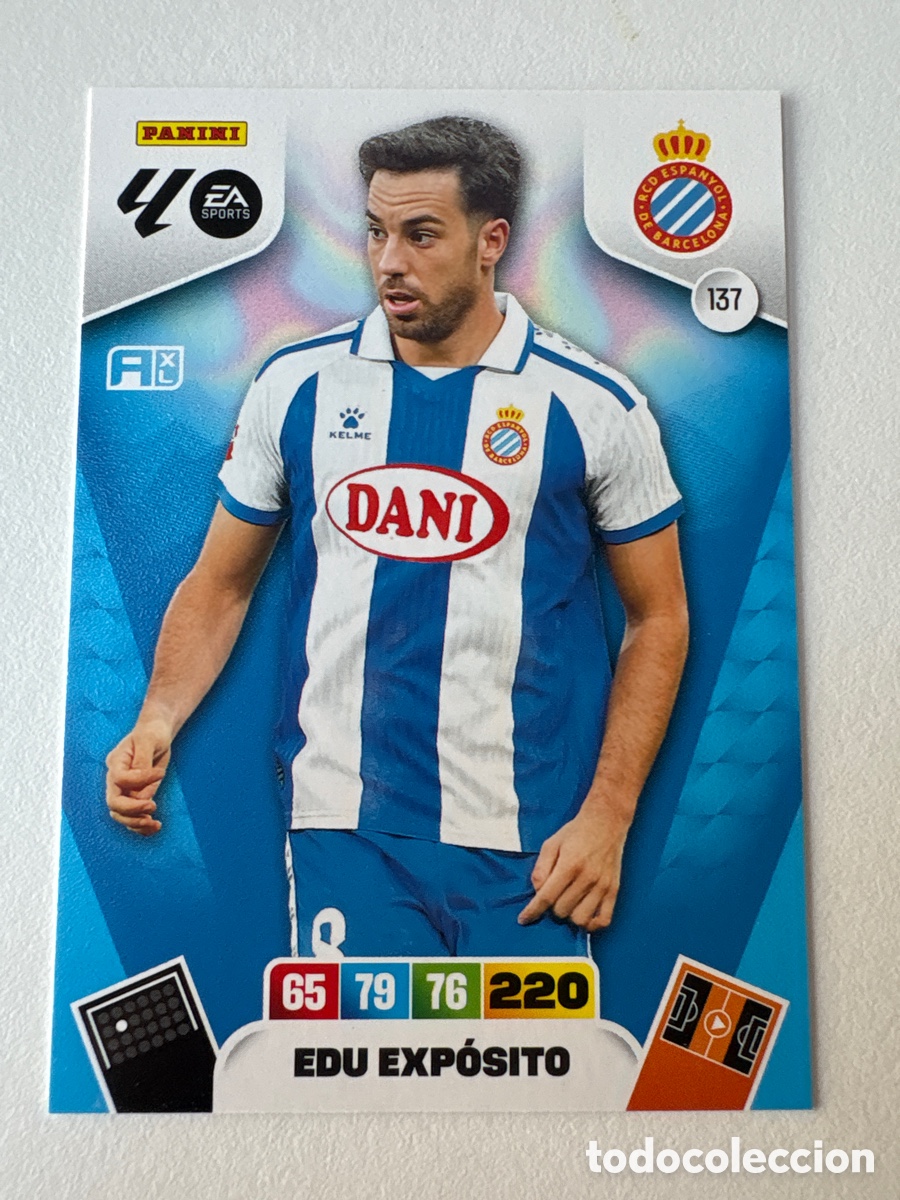 Cartes &agrave; collectionner de Football: Carta Edu Exposito Espanyol 137 Adrenalyn 2025-26