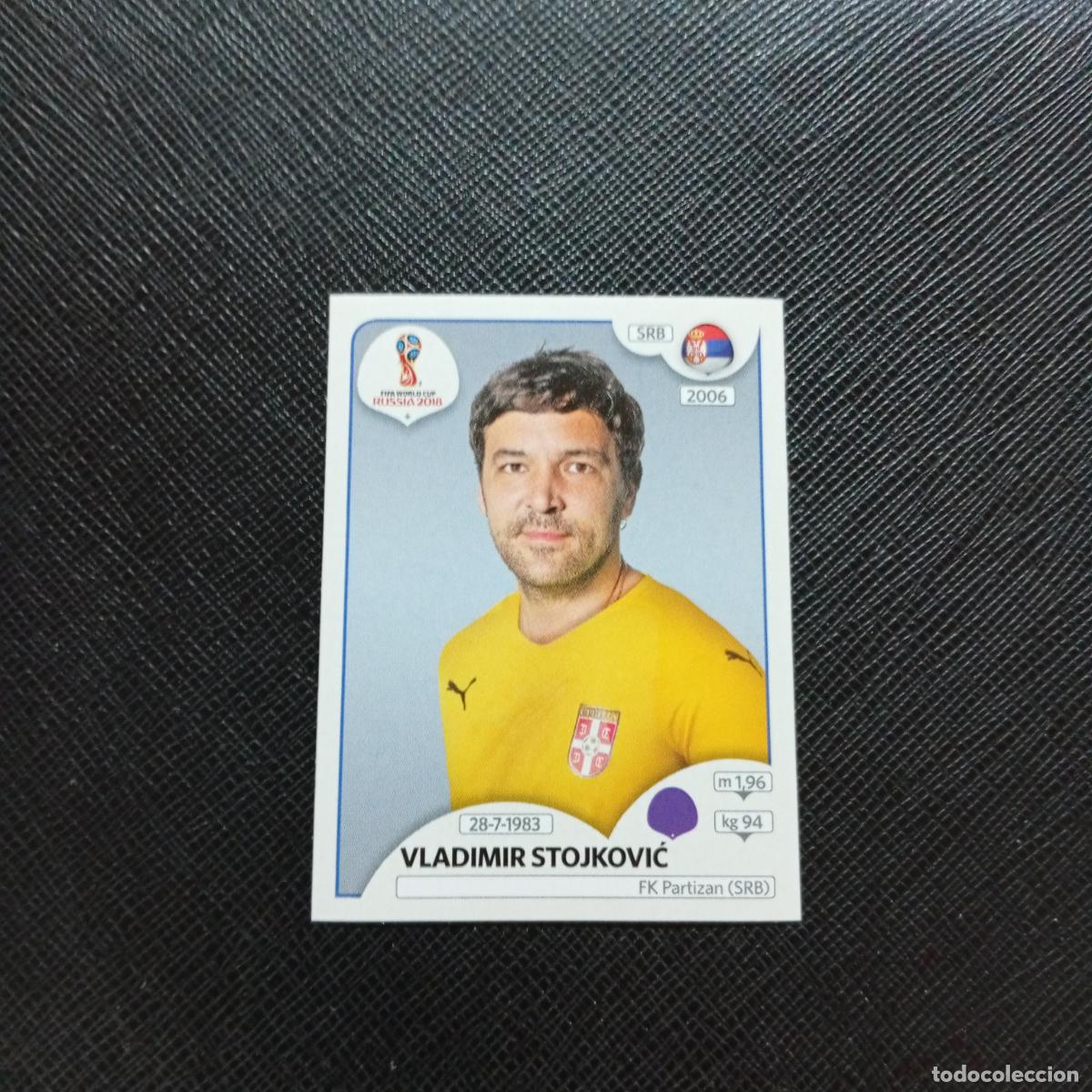 Football Stickers: 414 VLADIMIR STOJKOVIC SERBIA PANINI MUNDIAL RUSIA 2018 CROMO FUTBOL 18 - SIN PEGAR - CJ2 .