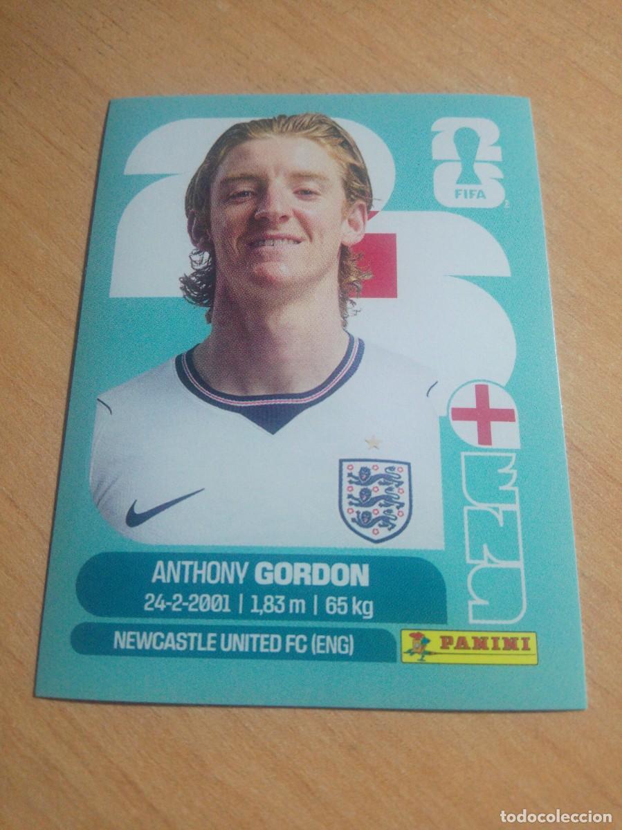 Figurine di Calcio: GORDON INGLATERRA ENG 15 MUNDIAL FIFA WORLD CUP 2026 26 PANINI STICKERS NUEVO