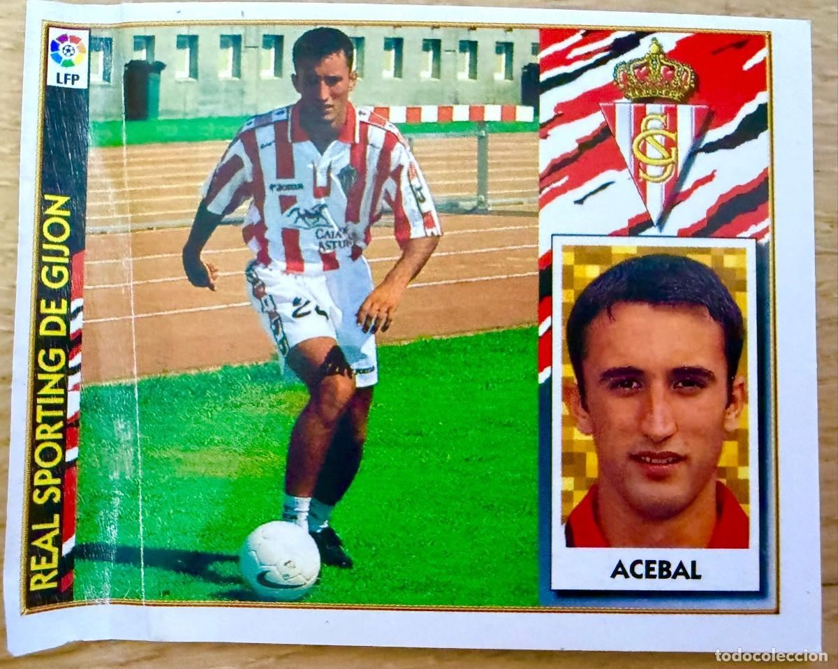 Cromos de Futebol: ACEBAL SPORTING GIJON 97 98 1997 1998 LIGA EDICIONES ESTE VENTANILLA STICKER