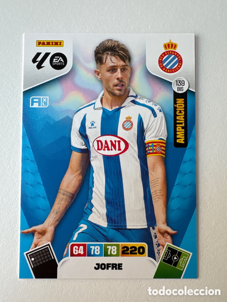 Cromos de Futebol: Carta Jofre Ampliaci&oacute;n Espanyol 139bis Adrenalyn 2025-26