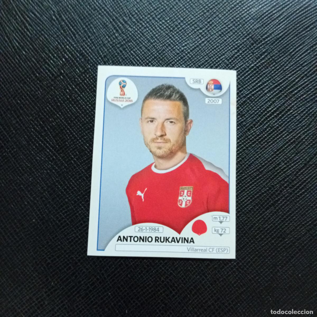 Football Stickers: 417 ANOTONIO RUKAVINA SERBIA PANINI MUNDIAL RUSIA 2018 CROMO FUTBOL 18 - SIN PEGAR - CJ2 ....