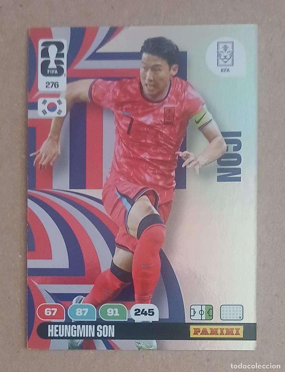 Football Stickers: CROMO n&ordm; 276 HEUNGMIN SON KOREA ICON ADRENALYN XL FIFA WORLD CUP 2026 DE PANINI. Nuevo.